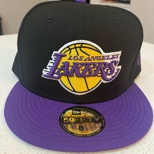 Lakers New Era 8 1/4 fitted hat